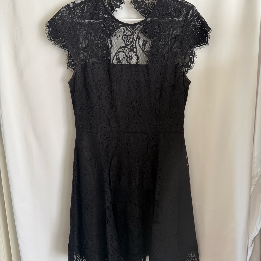 BB Dakota Black Lace Mini Dress